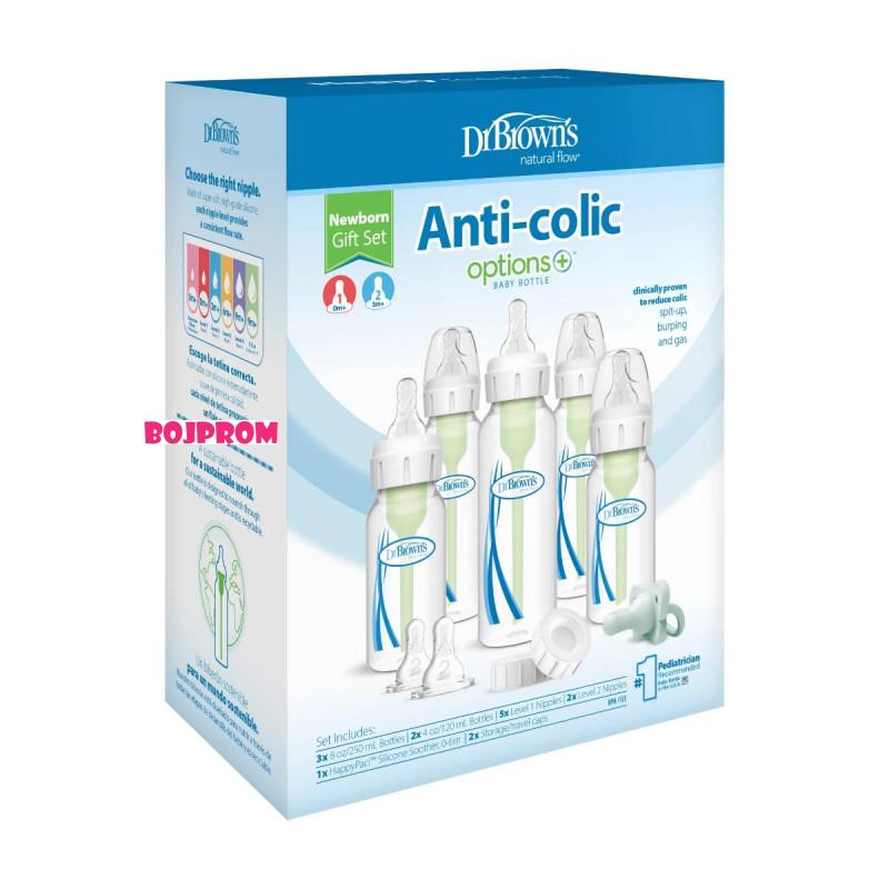 DR BROWNS PLASTICNI SET FLASICA 3X250ML,2X120ML,2 CUCLE VELICINE 2 SB05005 