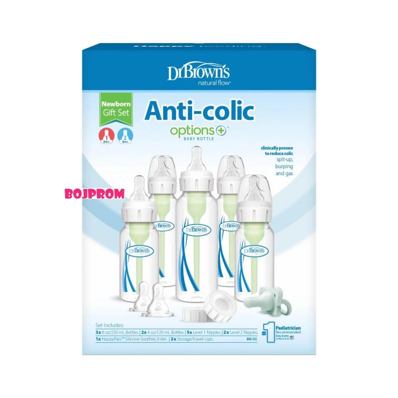 DR BROWNS PLASTICNI SET FLASICA 3X250ML,2X120ML,2 CUCLE VELICINE 2 SB05005 