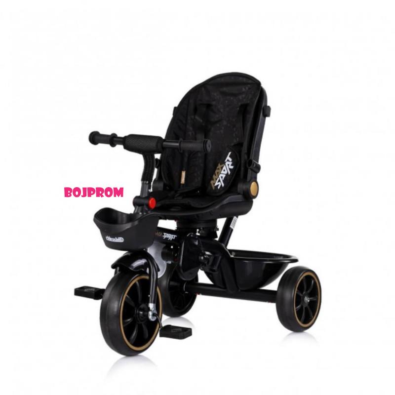 CHIPOLINO TRICIKL MAX SPORT NOIR TRKMS02601NO 