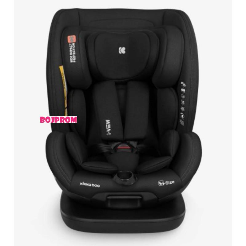 KIKKA BOO AUTOSJEDALICA I-VIEW I-SIZE BLACK 31002100032 