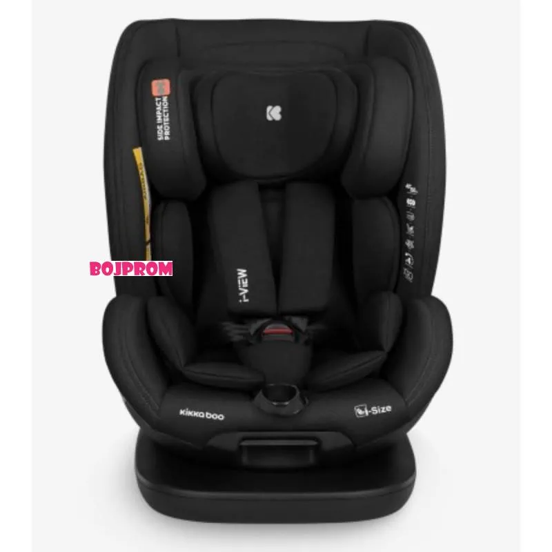 KIKKA BOO AUTOSJEDALICA I-VIEW I-SIZE BLACK 31002100032 