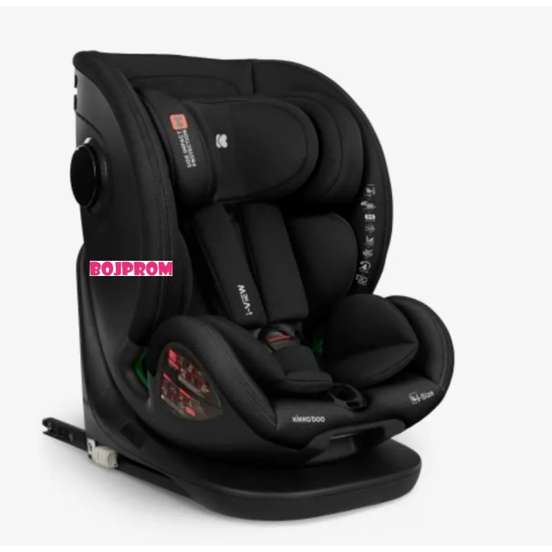 KIKKA BOO AUTOSJEDALICA I-VIEW I-SIZE BLACK 31002100032 