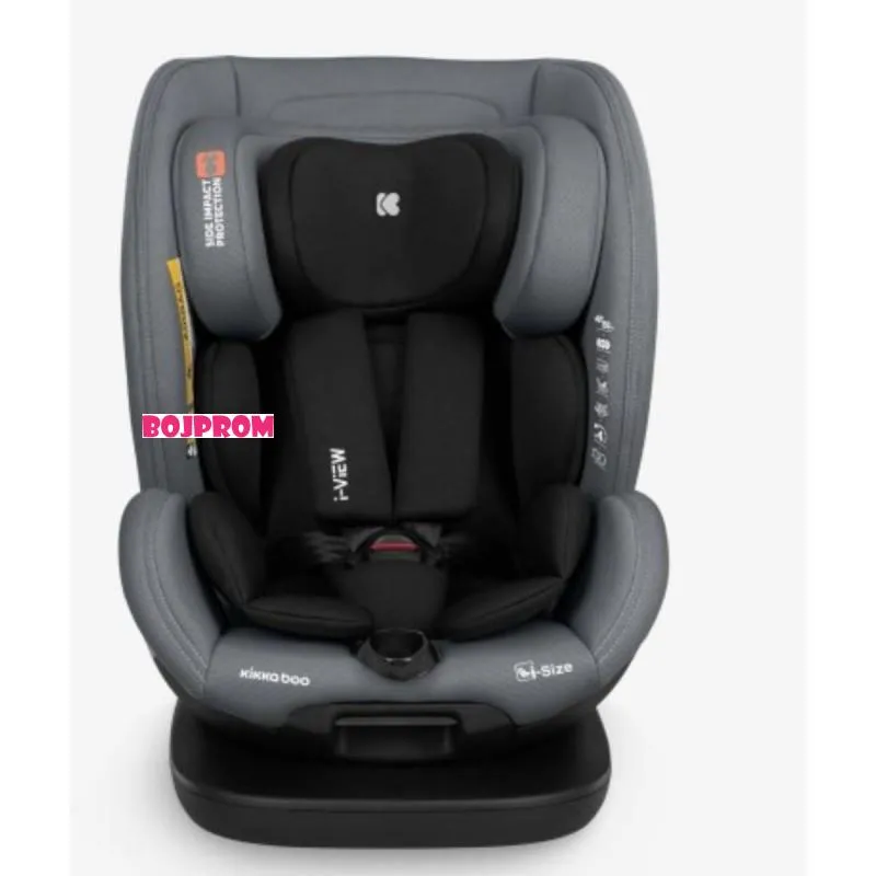 KIKKA BOO AUTOSJEDALICA I-VIEW I-SIZE DARK GREY 31002100033 