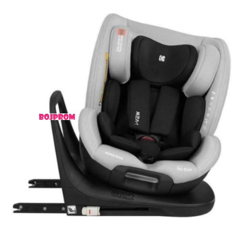 KIKKA BOO AUTOSJEDALICA I-VIEW I-SIZE LIGHT GREY 31002100034 