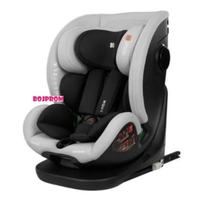 KIKKA BOO AUTOSJEDALICA I-VIEW I-SIZE LIGHT GREY 31002100034 