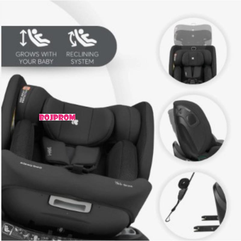 KIKKA BOO AUTOSJEDALICA I-HIKE I-SIZE BLACK 2026 31002100077 