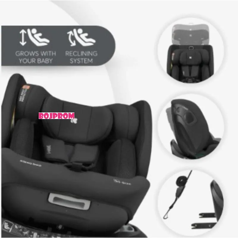 KIKKA BOO AUTOSJEDALICA I-HIKE I-SIZE BLACK 2026 31002100077 
