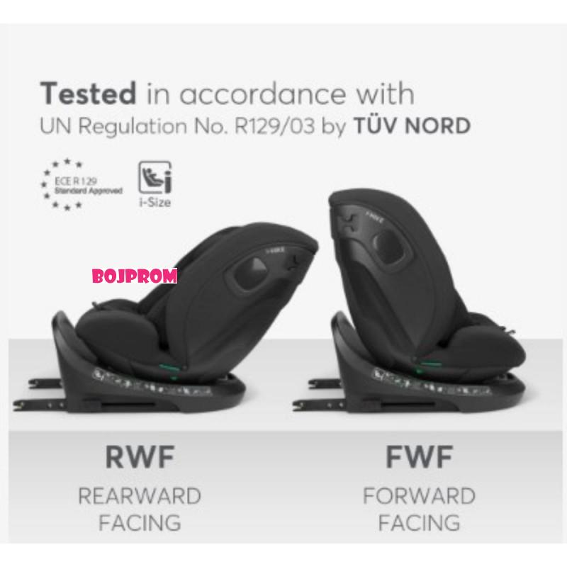 KIKKA BOO AUTOSJEDALICA I-HIKE I-SIZE BLACK 2026 31002100077 