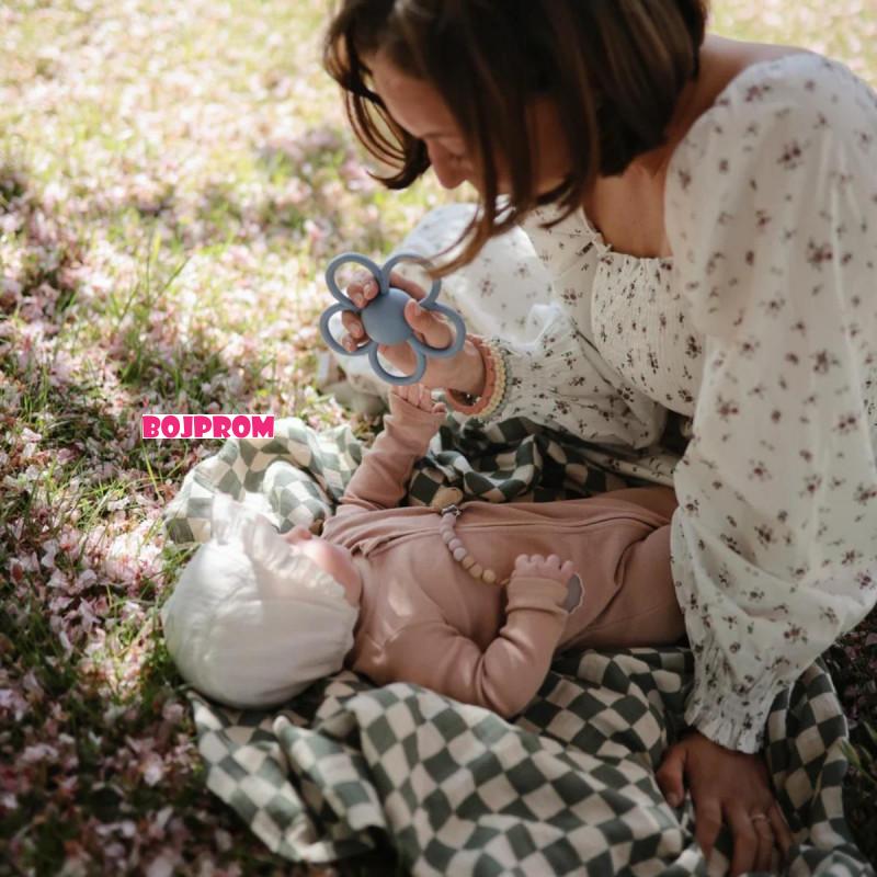 MUSHIE GLODALICA NARUKVICA PEARL LINEN/PEONY/PALE PINK 2570325 