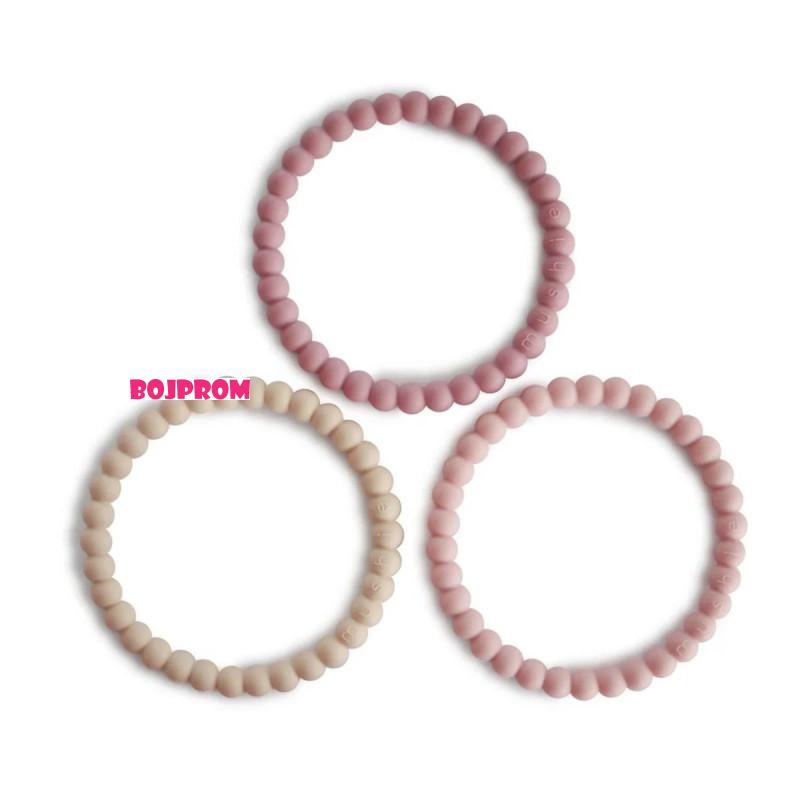 MUSHIE GLODALICA NARUKVICA PEARL LINEN/PEONY/PALE PINK 2570325 