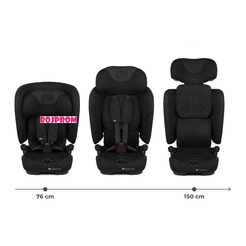 KINDERKRAFT AUTOSJEDISTE FIX2GO I-SIZE BLACK 54995 