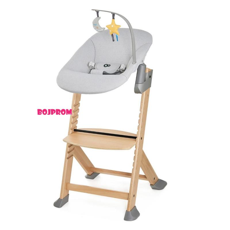 KINDERKRAFT HRANILICA ENOCK+LEZALJKA CAIMME GREY 46965 