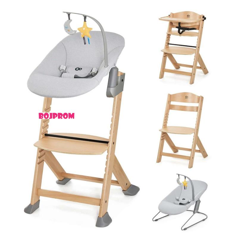 KINDERKRAFT HRANILICA ENOCK+LEZALJKA CAIMME GREY 46965 
