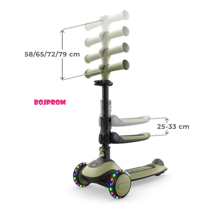 KINDERKRAFT ROMOBIL 2U1 HALLEY GREEN 54414 
