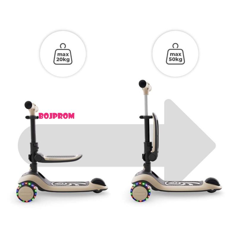KINDERKRAFT ROMOBIL 2U1 HALLEY WHITE 54412 