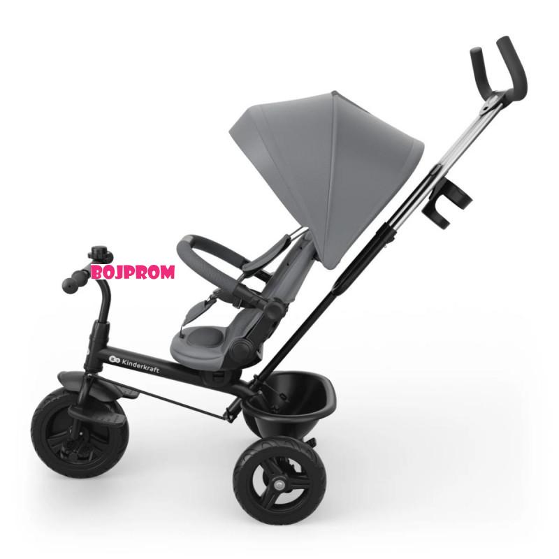 KINDERKRAFT TRICIKL ASTON 2 PLUS GREY 53295 