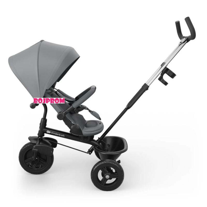 KINDERKRAFT TRICIKL ASTON 2 PLUS GREY 53295 