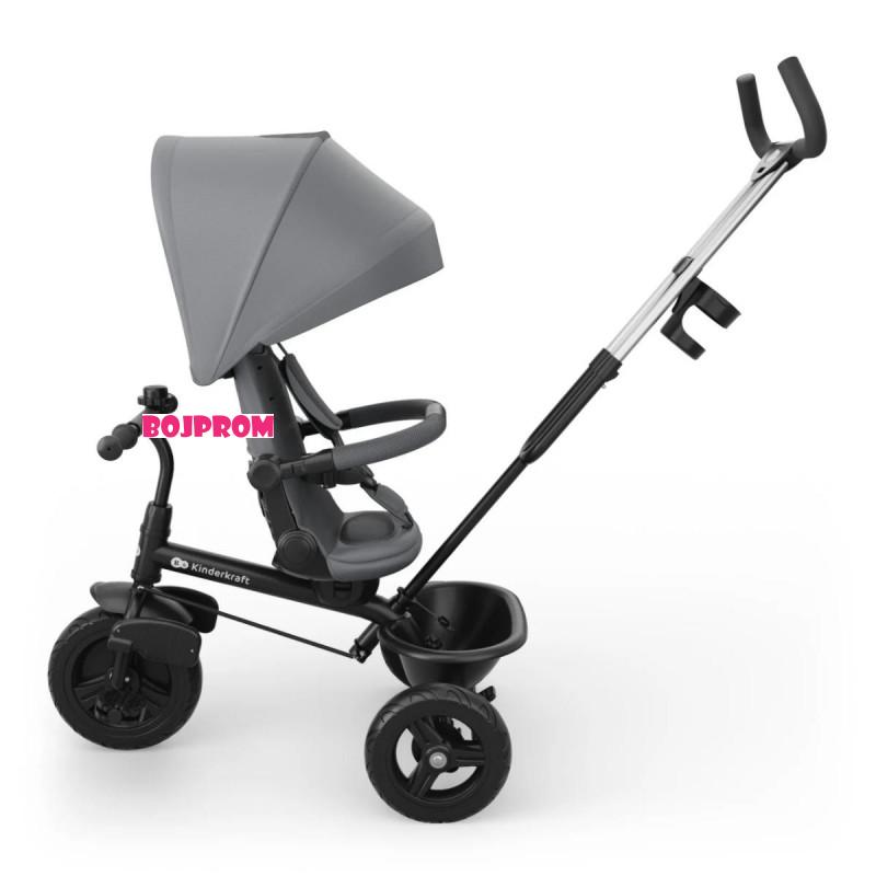 KINDERKRAFT TRICIKL ASTON 2 PLUS GREY 53295 