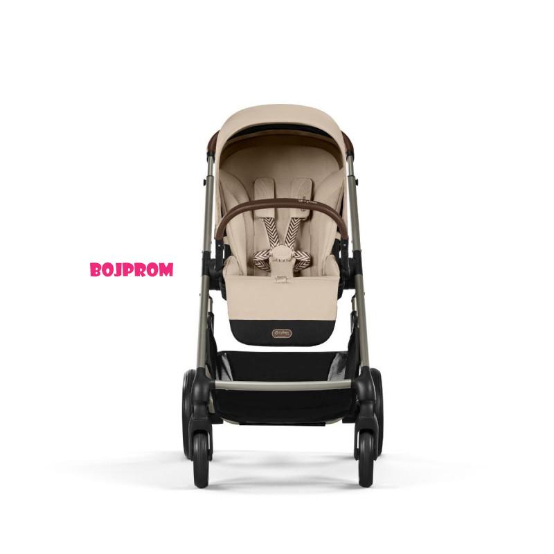 CYBEX KOLICA BALIOS 3U1 S LUX ALMOND(CLOUD G3 PLUS ALMOND BEIGE 526001349+KORPA S LUX ALMOND522005267 