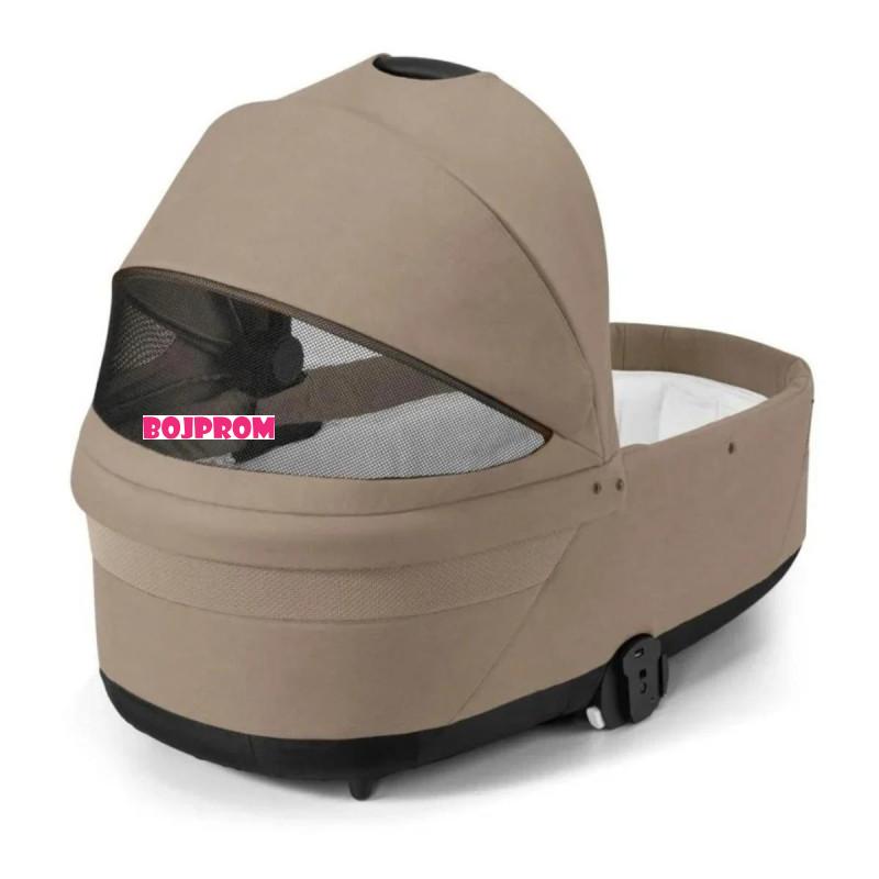 CYBEX KOLICA BALIOS 3U1 S LUX ALMOND(CLOUD G3 PLUS ALMOND BEIGE 526001349+KORPA S LUX ALMOND522005267 