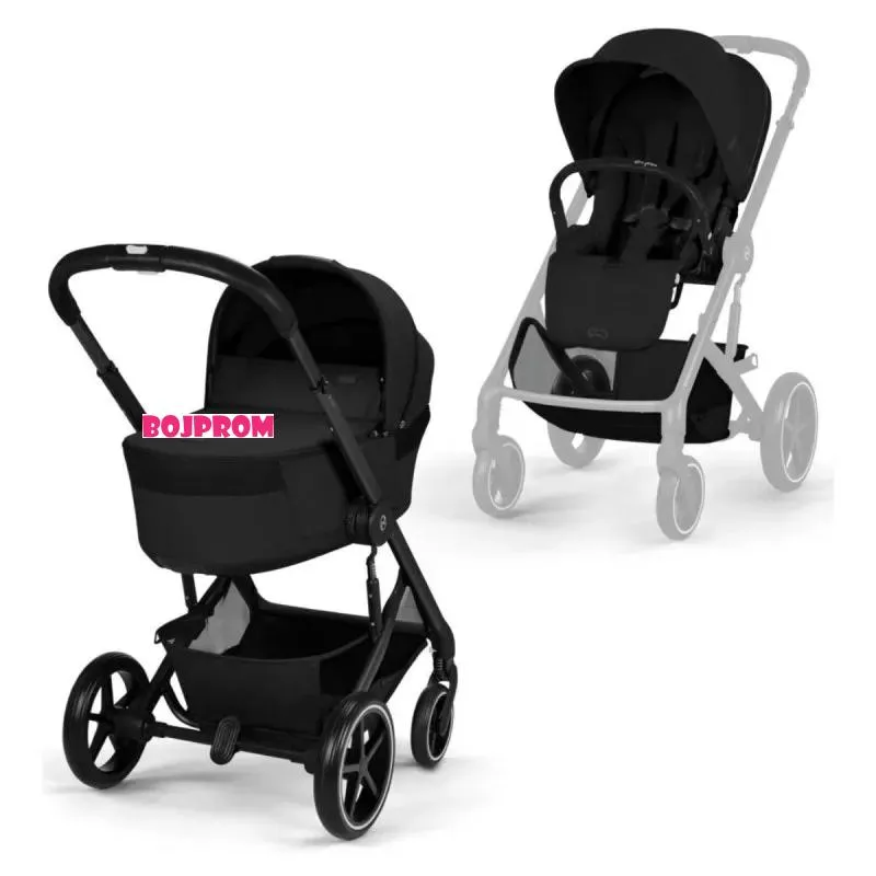 CYBEX KOLICA BALIOS S 2026 BLK + SKLOPIVA KORPA CC B MOON BLACK 526001677 