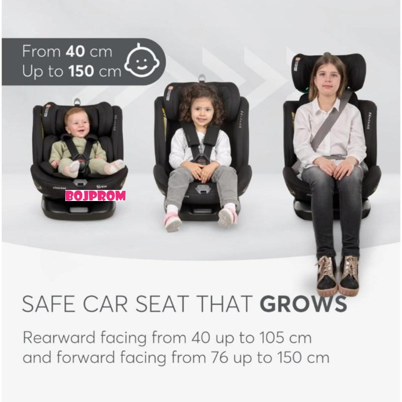 KIKKA BOO AUTO SJEDALICA I-MOOVE I-SIZE BLACK 31002100028 
