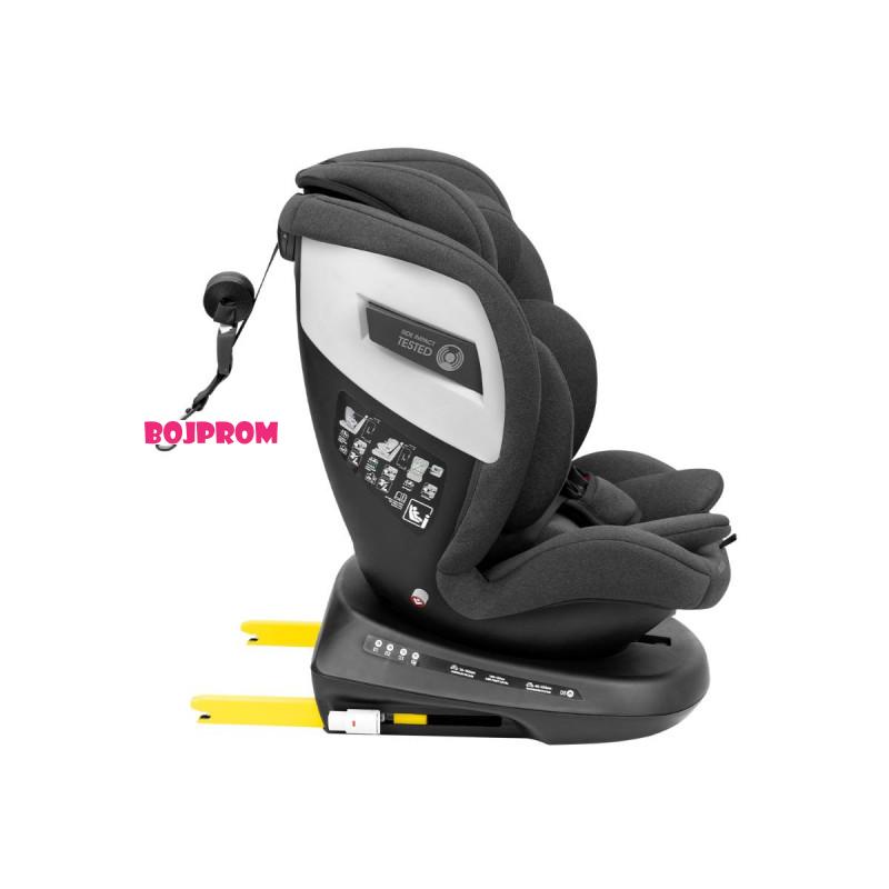 KIKKA BOO AUTO SJEDALICA I-CRUISE I-SIZE BLACK 31002100056 
