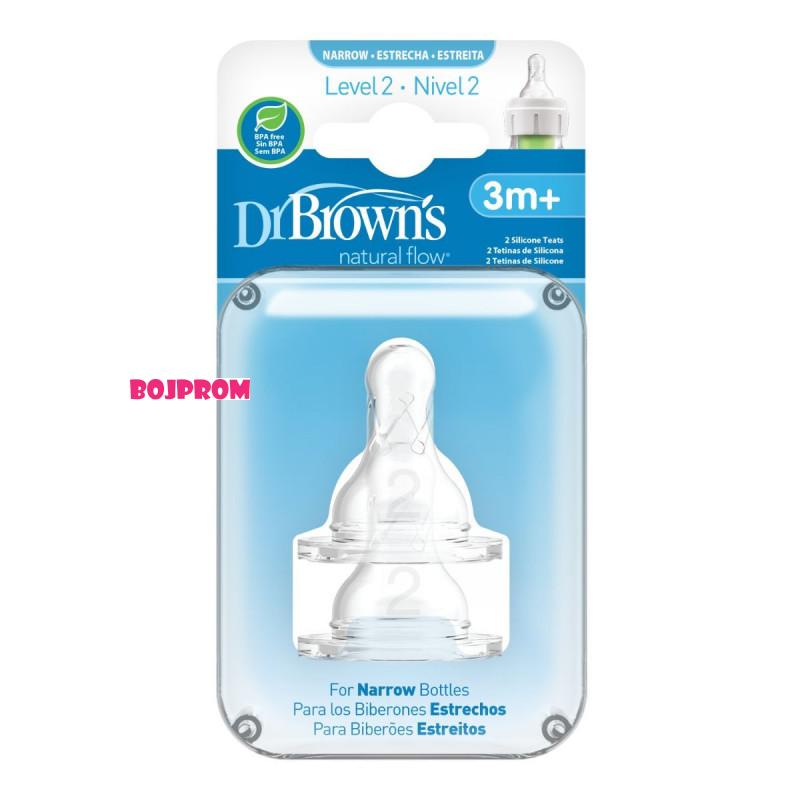 DR_BROWNS SILIKONSKA CUCLA 322 ZA STANDARD FLASICU VELICINA 2 