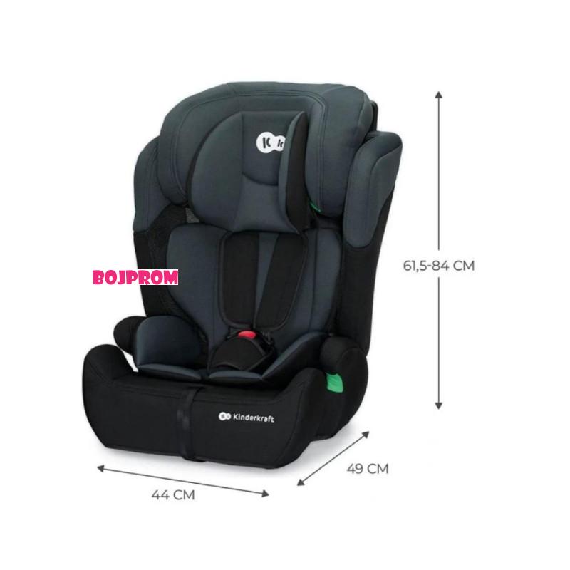 KINDERKRAFT AUTOSJEDALICA COMFORT UP I-SIZE BLACK 40738 