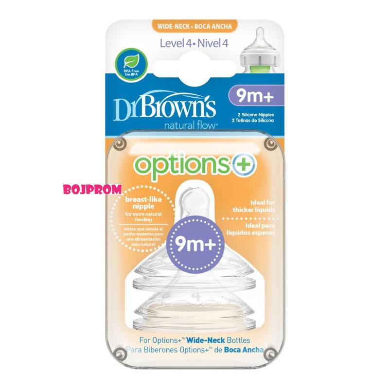 DR_BROWNS SILIKONSKA CUCLA ZA FLASICU VEL.4 2UPAK. WN4201 