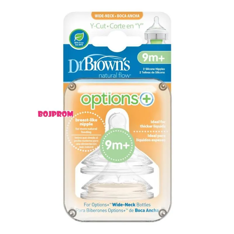 DR BROWNS OPTIONS+ SILIKONSKA CUCLA ZA WIDE NECK FLASICU 2UPAK. WNY201 