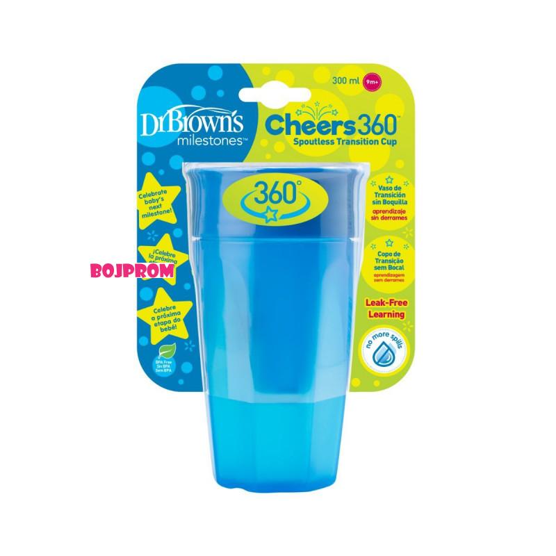 DR_BROWNS DR BROWNS TRENING CASA 300ML PLAVA 360 TC01040 