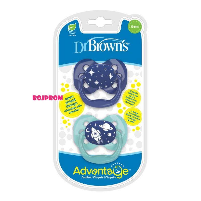 DR_BROWNS SILIKONSKA ADVANTAGE VARALICA VEL.1 PLAVI SVEMIR PA12002 