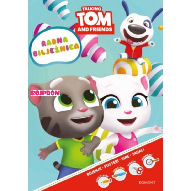 TALKING TOM RADNA SVESKA ZA DJECU 