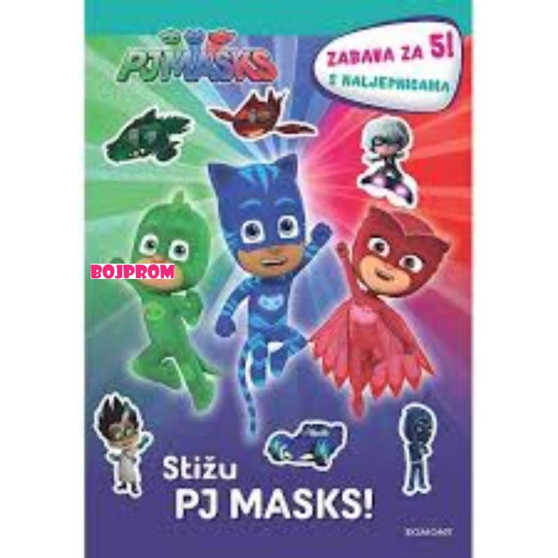 PJ MASKS ZABAVA ZA 5! BOJANKA 