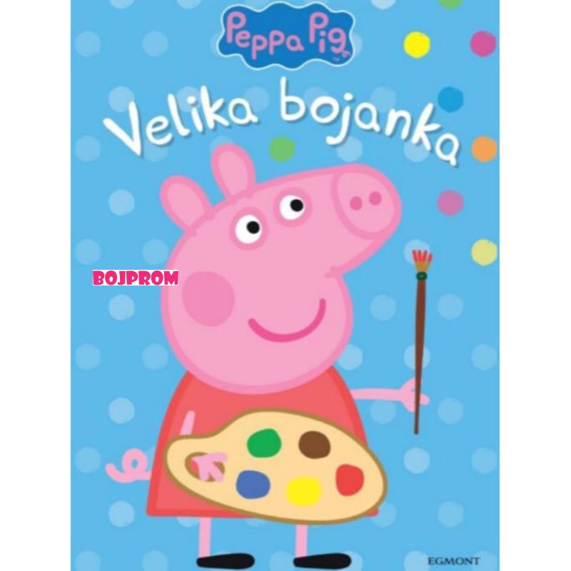 Peppa Prase KNJIGA VELIKA BOJANKA 