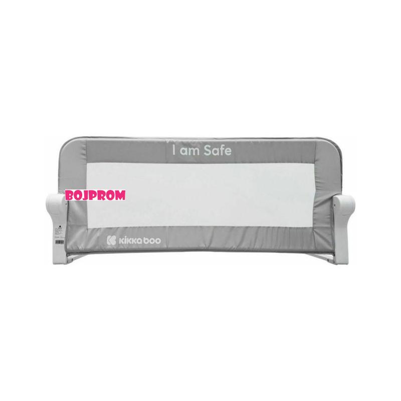KIKKA BOO SIGURNOSNA OGRADA ZA KREVET GREY 150CM 31003050010 