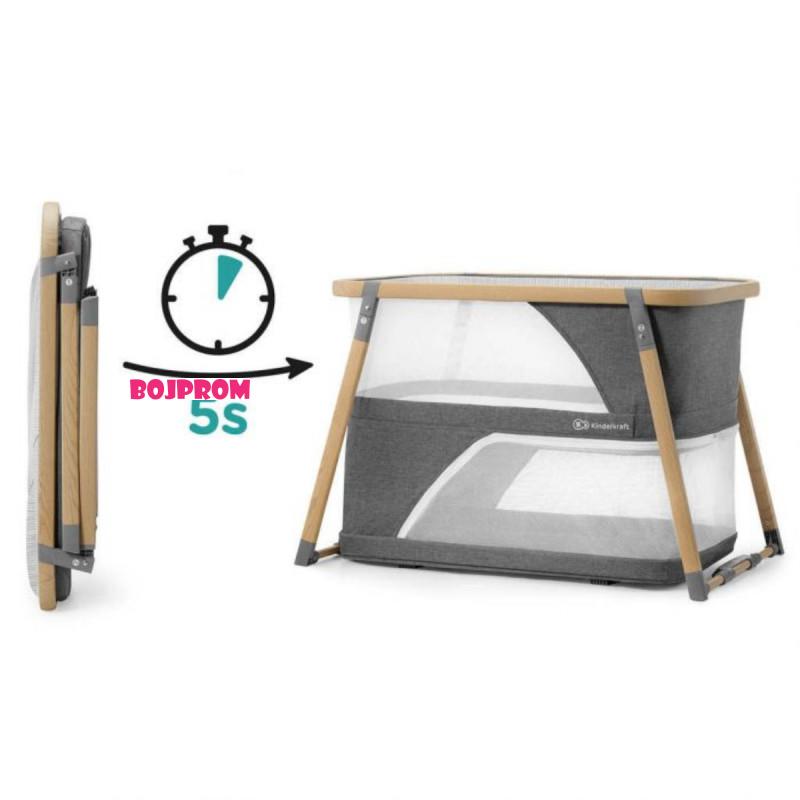 KINDERKRAFT KREVET/KOLIJEVKA SOFI GREY 28665 