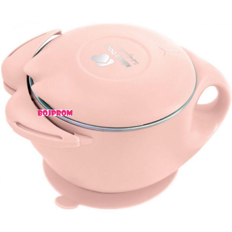 KIKKA BOO POSUDA CAT PINK 400ML 31302040112 