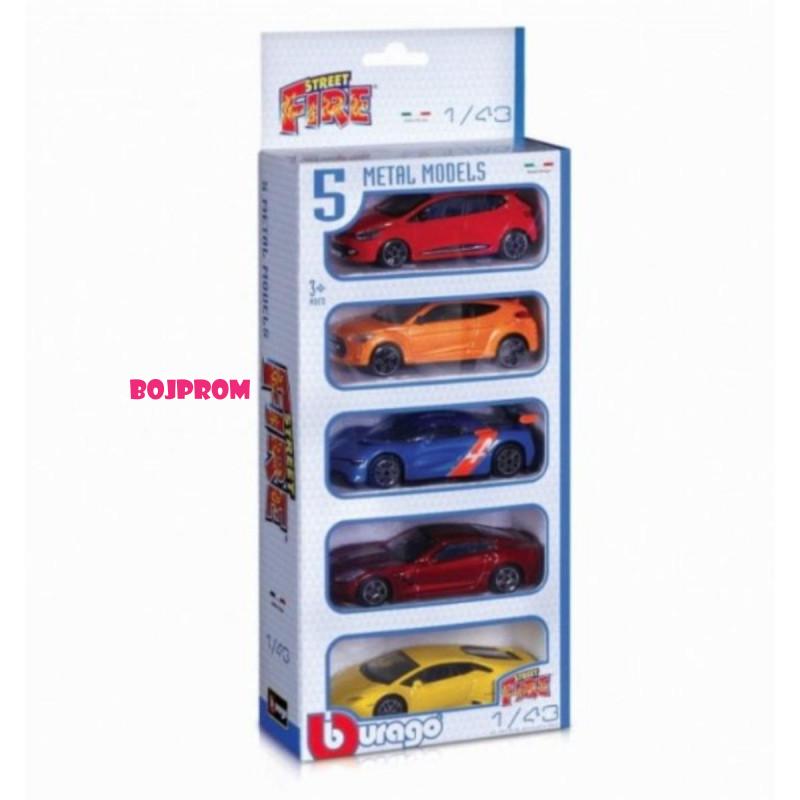 CROCO_TOYS 1/43 STREET FIRE 5-PC GIFT PK 30005 