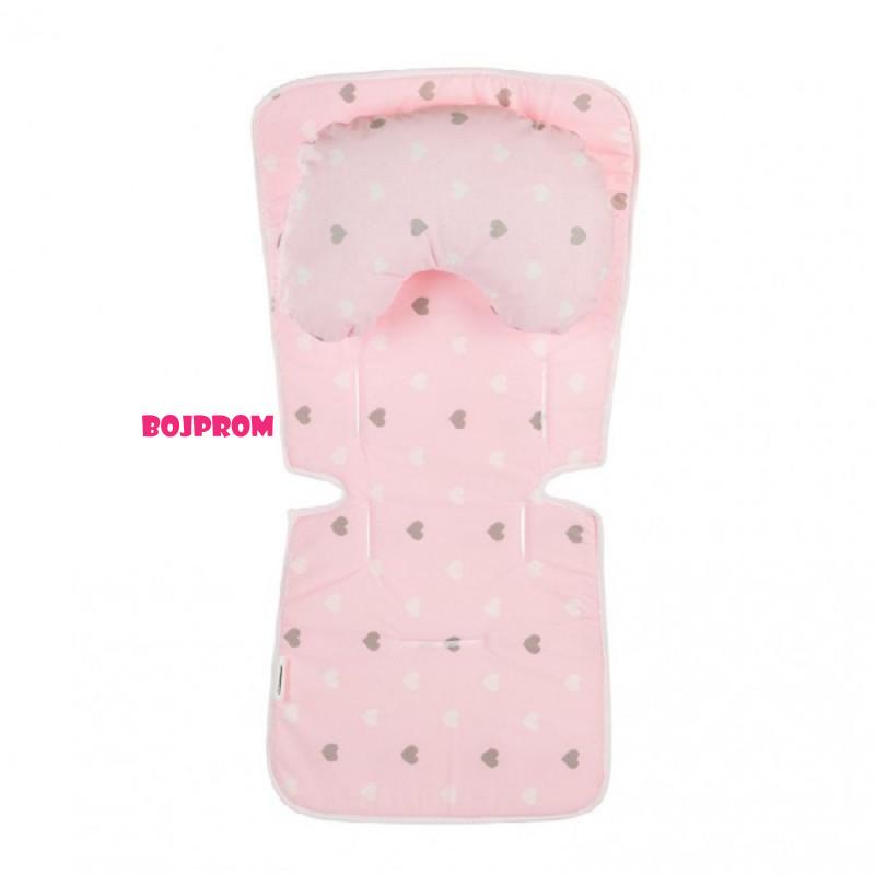 CHIPOLINO UMETAK ZA KOLICA PINK HEARTS VVKZK1802PIHE 