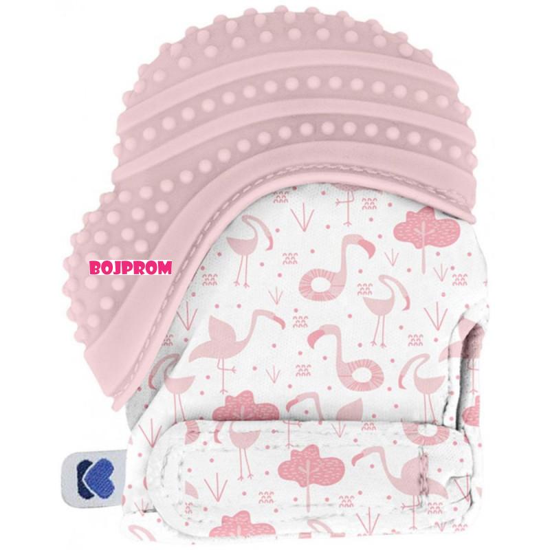KIKKA BOO SILIKONSKA RUKAVICA FLAMINGO PINK 31303040069 
