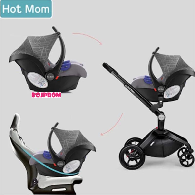 Hot Mom KOLICA 3U1 GREY F023GREY 