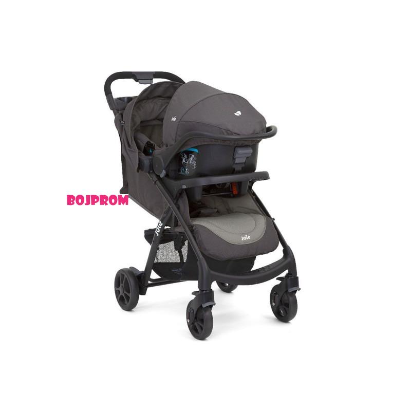 Joie KOLICA TS MUZE LX JUVA DARK PEWTER + AUTOSJEDALICA/JAJE 