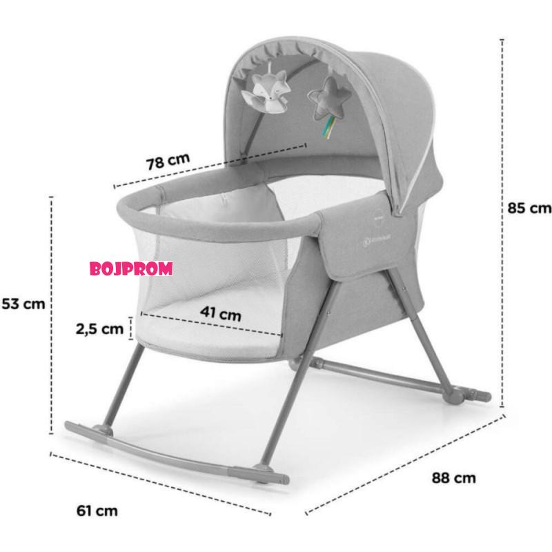 KINDERKRAFT KINDERKRAFT KOLIJEVKA LOVI GREY 33453 