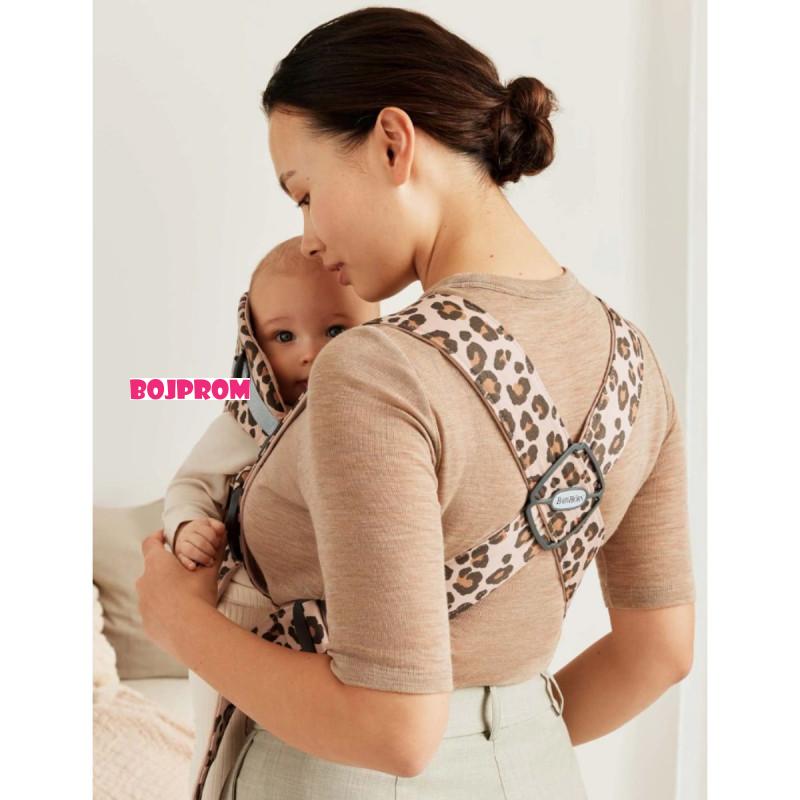 BABYBJORN BEBI NOSILJKA MINI BEIGE/LEOPARD 021075 