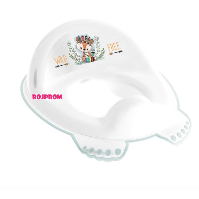 CHIPOLINO ADAPTER ZA WC SOLJU WILD&FREE WHITE/GREEN STPA020WF01LF 