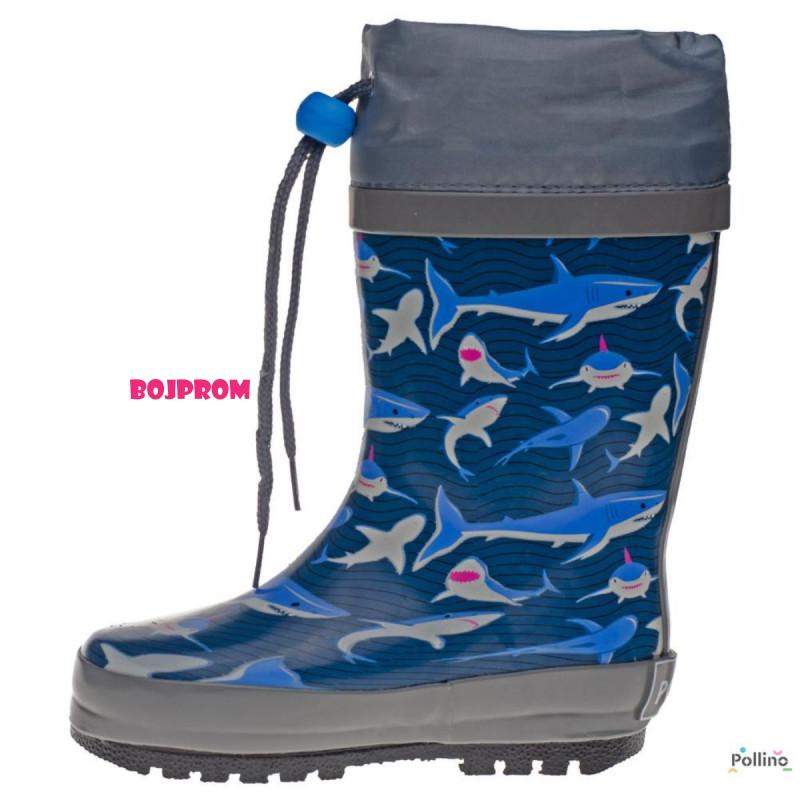 POLLINO GUMENE CIZME KB7 BLUE GRIGIO 21 