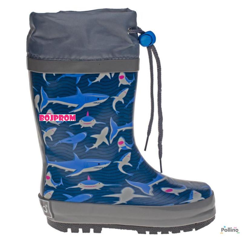 POLLINO GUMENE CIZME KB7 BLUE GRIGIO 21 