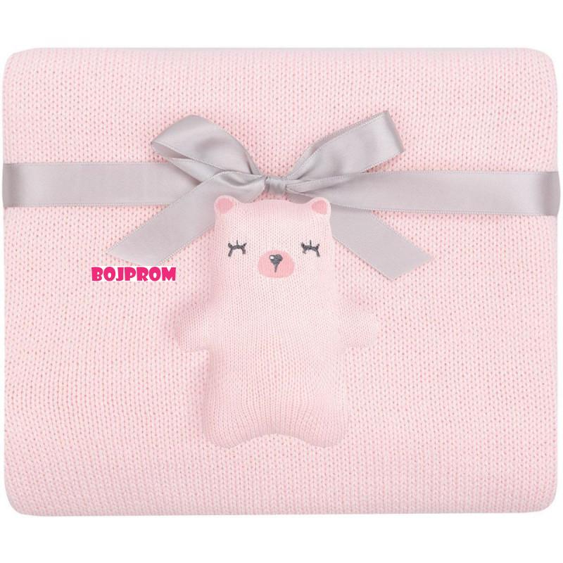 KIKKA BOO DEKA BEAR WITH ME PINK 31103010049 